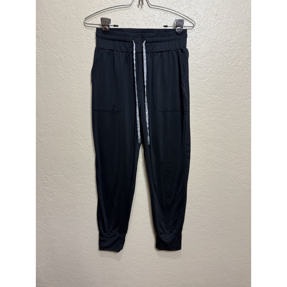 Varley Pants Womens Parkhurst Cuffed Women's Joggers Black Performance Pull On M